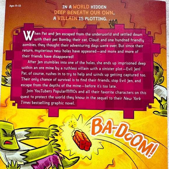 PAT+JEN POPULAR MMOs Presents"ENTER THE MINE"ILLUSTRATED PAPERBACK BOOK-ORIG VGC - Picture 5 of 10